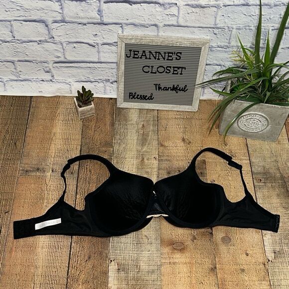 Cacique lightly lined full coverage black bra - Picture 6 of 8